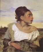 Orphan Girl at the Cemetery (mk05), Eugene Delacroix